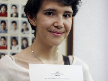Carlota Monedero, la joven que ha conseguido mejor nota en la Selectividad de Madrid