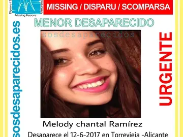 Buscan a Melody Chantal Ramírez Buscan a Melody Chantal Ramírez