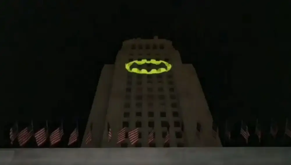 Señal de Batman en Los Ángeles