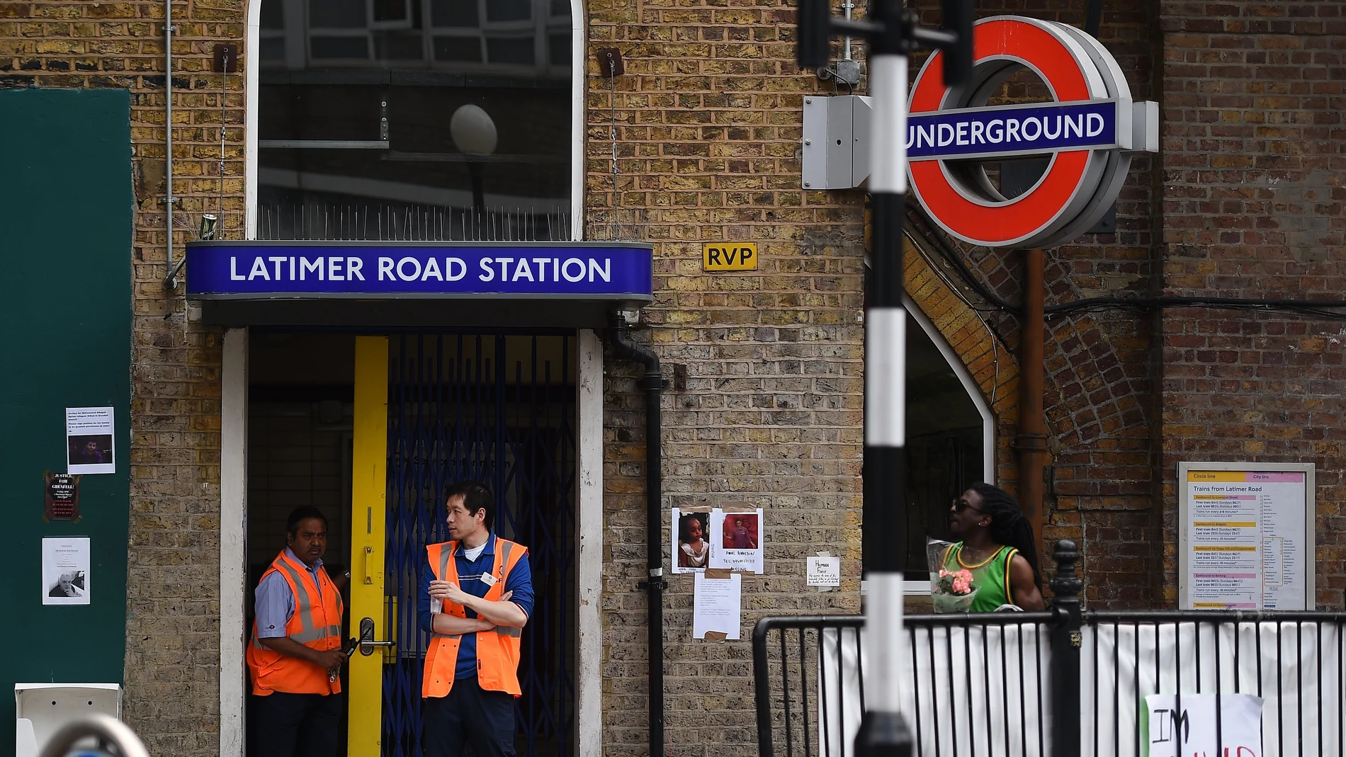 Una de las estaciones de Londres Una de las estaciones de Londres