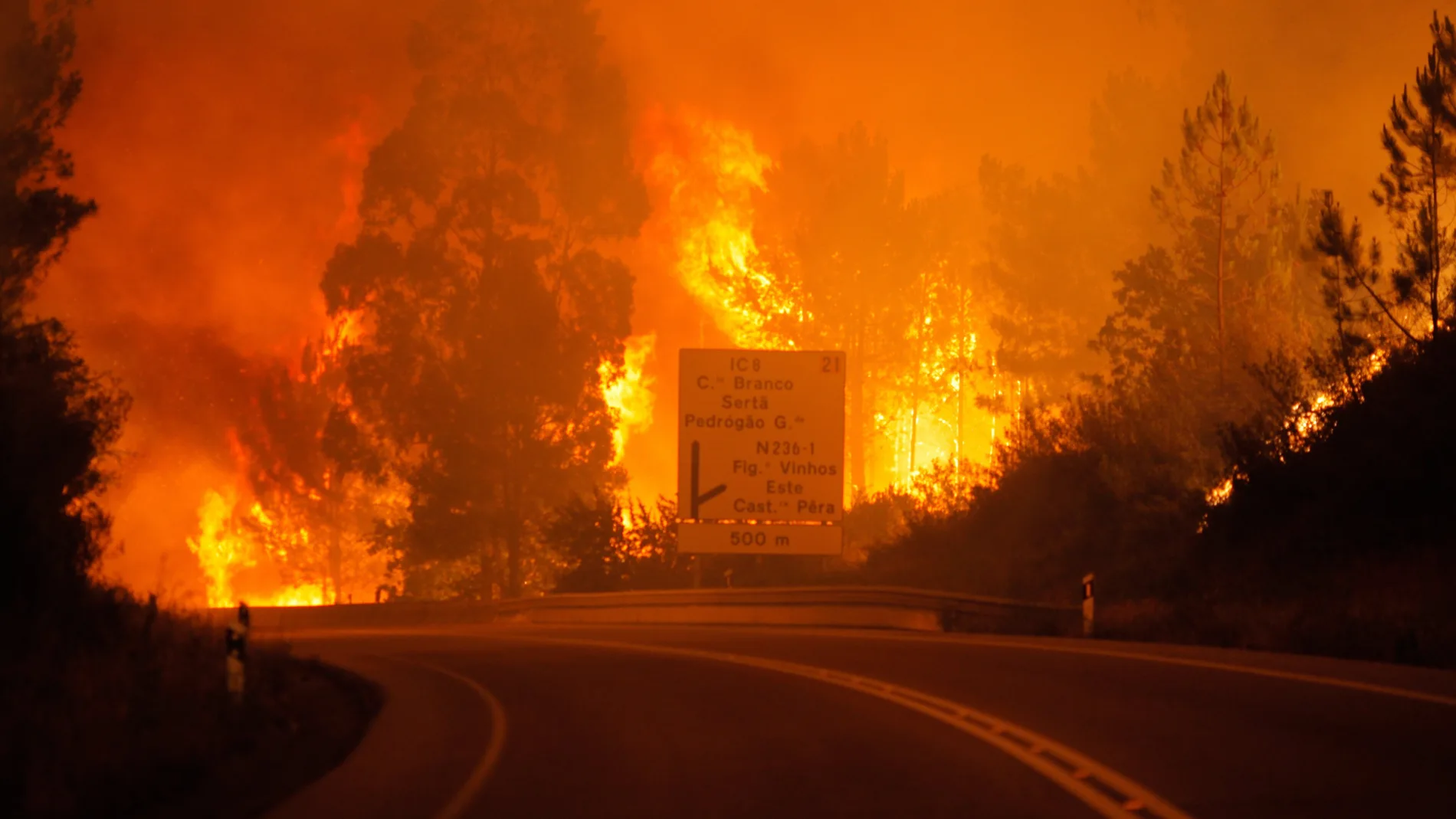 Incendio en el municipio de Pedrogao Grande, en el centro de Portugal Incendio en el municipio de Pedrogao Grande, en el centro de Portugal