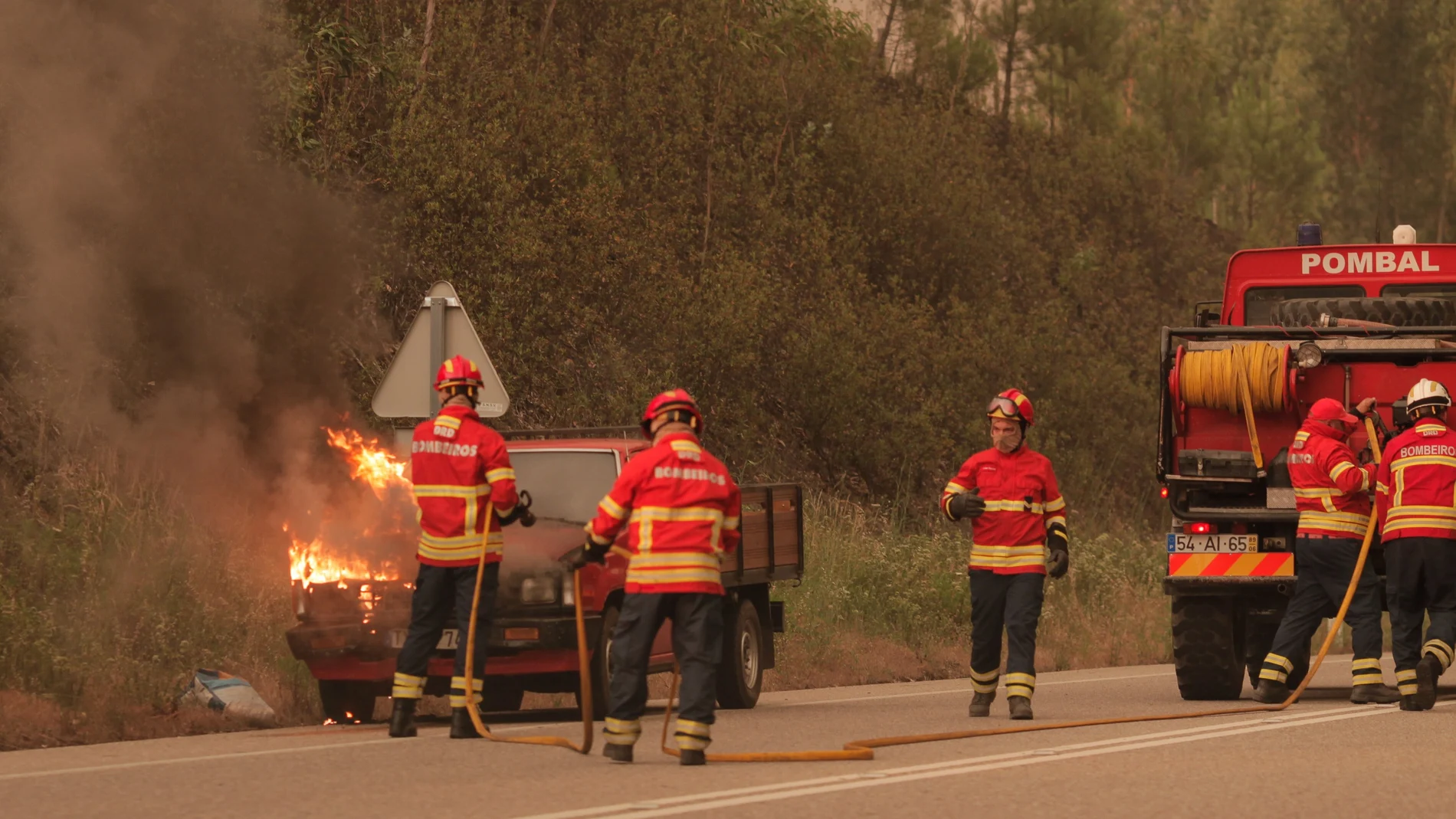 Bomberos en Portugal Bomberos en Portugal