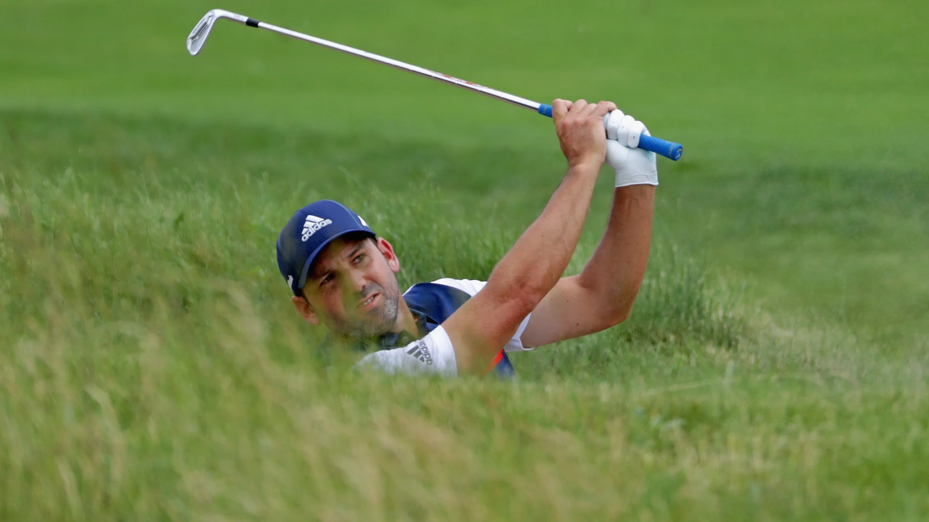 Sergio García, durante el US Open Sergio García, durante el US Open