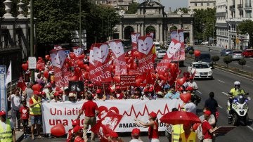  Participantes en Madrid en la VII Marcha por la Vida convocada por Derecho a Vivir 