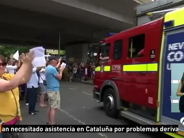 Aplausos para los bomberos de la Torre Grenfell Aplausos para los bomberos de la Torre Grenfell