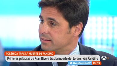 Fran Rivera, muy afectado por la muerte de Fandiño: 