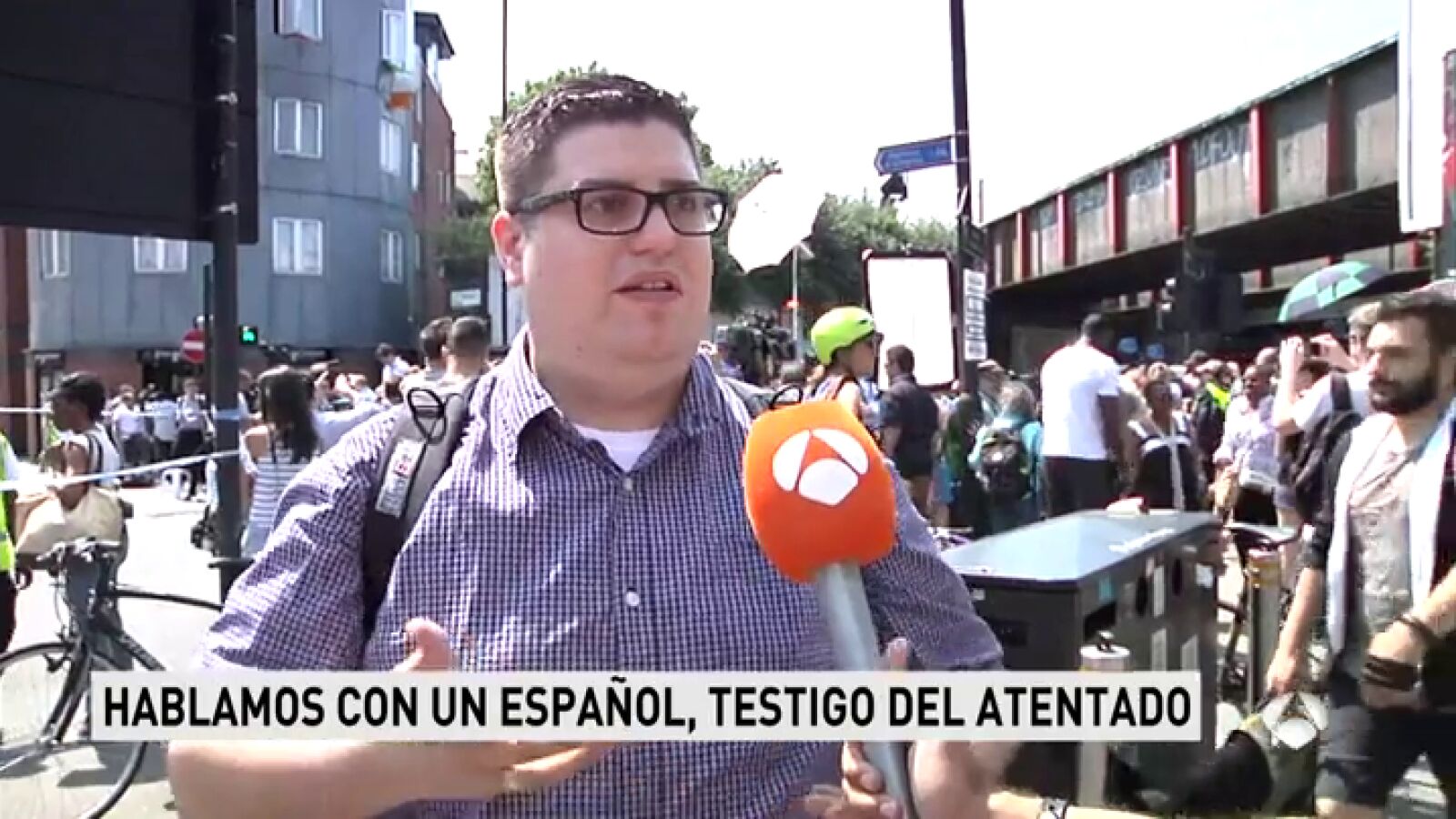 Un testigo español del ataque a la mezquita de Londres: 