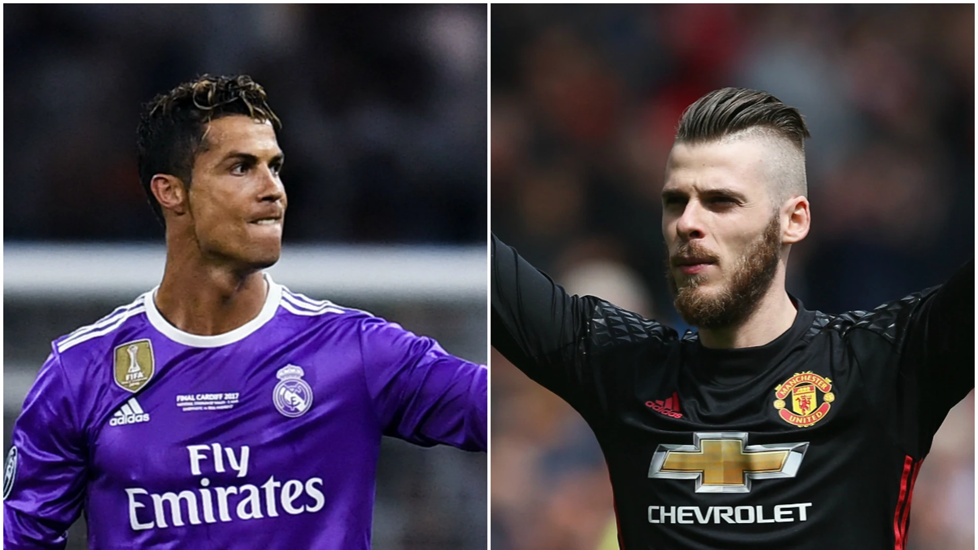 Cristiano Ronaldo y David De Gea Cristiano Ronaldo y David De Gea