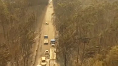 Un dron capta el inmenso daño causado por el incendio de Portugal que ha dejado más de 60 muertos