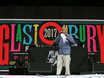 Jeremy Corbyn, en Glastonbury Jeremy Corbyn, en Glastonbury