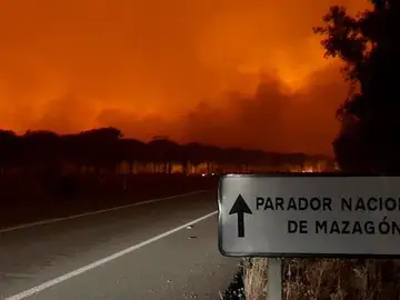 Incendio en Huelva Incendio en Huelva