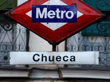 Acceso a la estación de metro de Chueca Acceso a la estación de metro de Chueca