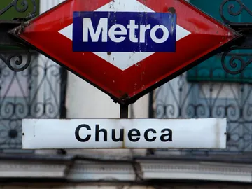 Acceso a la estación de metro de Chueca Acceso a la estación de metro de Chueca