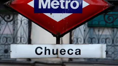 Acceso a la estación de metro de Chueca Acceso a la estación de metro de Chueca