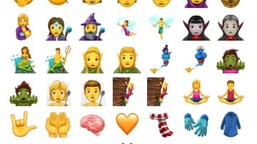 Algunos de los nuevos 'emojis' 