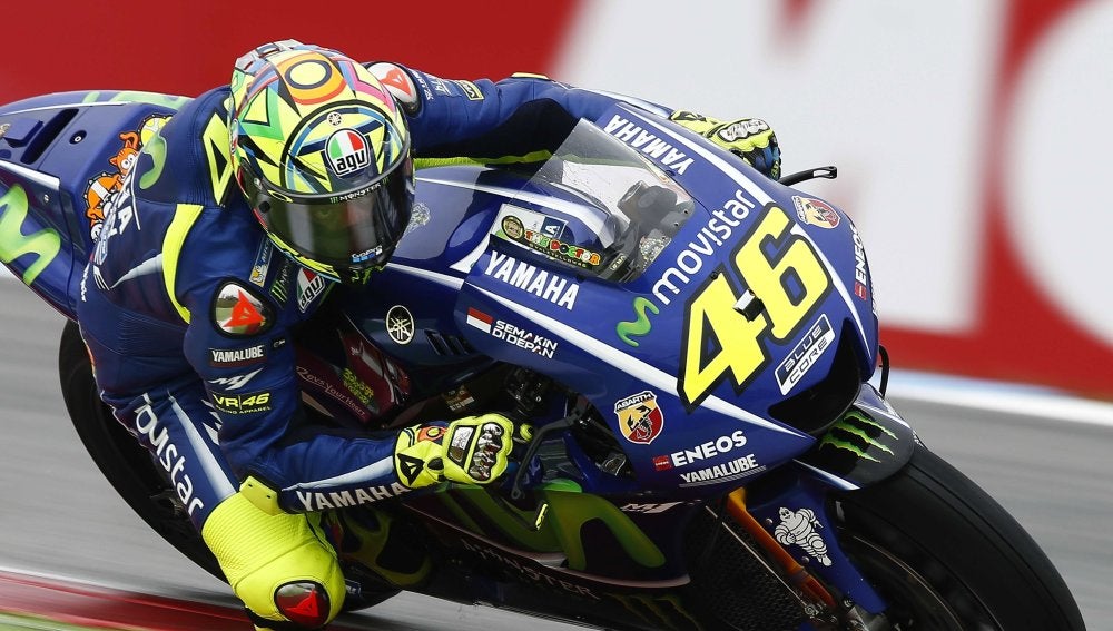 Valentino Rossi, en el circuito de Assen