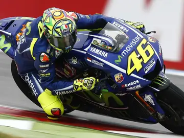 Valentino Rossi, en el circuito de Assen Valentino Rossi, en el circuito de Assen