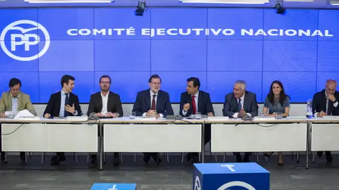 Mariano Rajoy presidiendo la reunión del Comité Ejecutivo del Partido Mariano Rajoy presidiendo la reunión del Comité Ejecutivo del Partido
