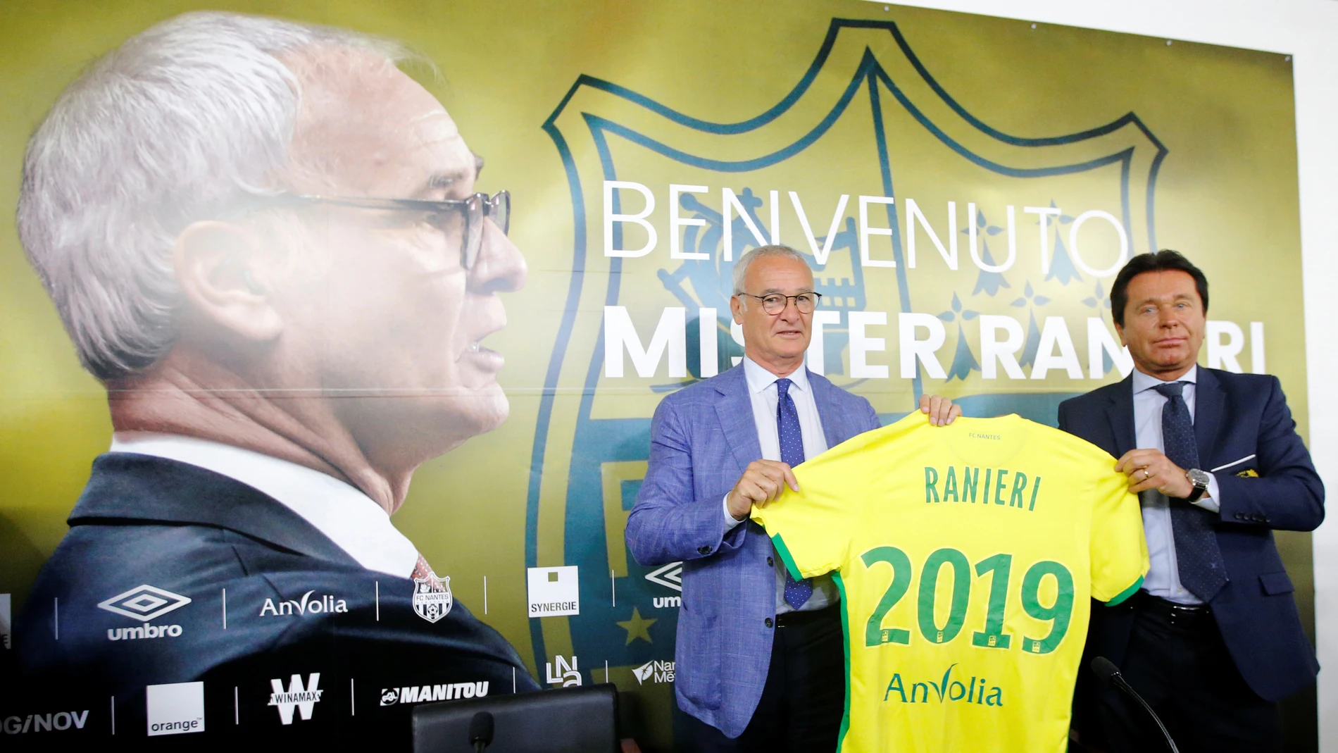 Ranieri, presentado como técnico del Nantes Ranieri, presentado como técnico del Nantes