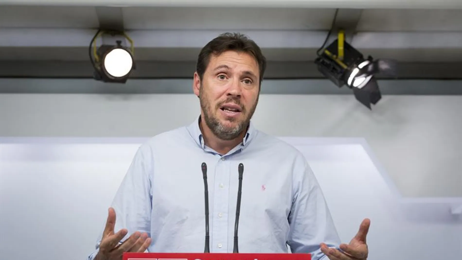 El portavoz del PSOE, Óscar Puente El portavoz del PSOE, Óscar Puente