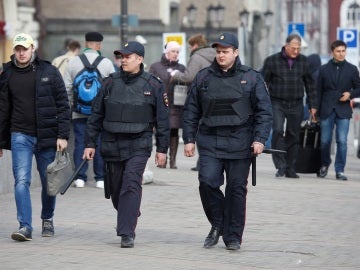 Agentes de Policía rusa