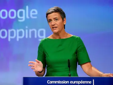 La comisaria de Competencia, Margrethe Vestager La comisaria de Competencia, Margrethe Vestager