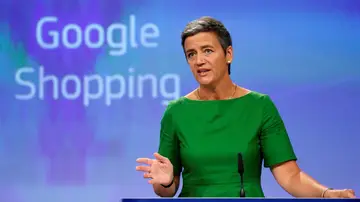 La comisaria de Competencia, Margrethe Vestager La comisaria de Competencia, Margrethe Vestager