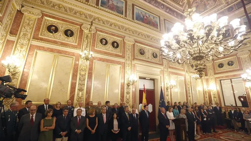 El Congreso de los Diputados acoge el acto con el que cada año rinde homenaje a las víctimas del terrorismo. El Congreso de los Diputados acoge el acto con el que cada año rinde homenaje a las víctimas del terrorismo.