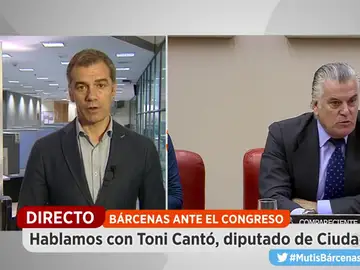 Toni Cantó, sobre Bárcenas: "Hay terror porque este hombre tiene el botón nuclear y puede causar un gran problema para el PP" Toni Cantó, sobre Bárcenas: "Hay terror porque este hombre tiene el botón nuclear y puede causar un gran problema para el PP"