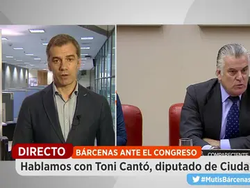 Toni Cantó, sobre Bárcenas: "Hay terror porque este hombre tiene el botón nuclear y puede causar un gran problema para el PP" Toni Cantó, sobre Bárcenas: "Hay terror porque este hombre tiene el botón nuclear y puede causar un gran problema para el PP"