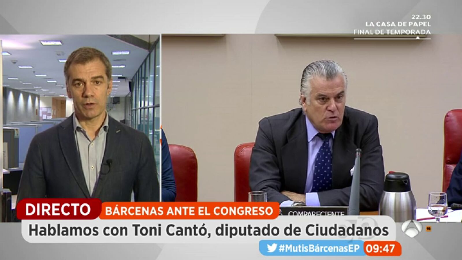 Toni Cantó, sobre Bárcenas: 