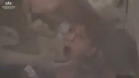 Rescate dramático en Damasco de dos niños Rescate dramático en Damasco de dos niños