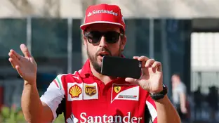 Fernando Alonso, durante su etapa con Ferrari Fernando Alonso, durante su etapa con Ferrari