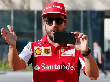 Fernando Alonso, durante su etapa con Ferrari Fernando Alonso, durante su etapa con Ferrari