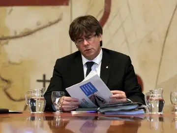 El presidente de la Generalitat, Carles Puigdemont El presidente de la Generalitat, Carles Puigdemont