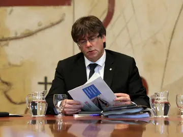 El presidente de la Generalitat, Carles Puigdemont El presidente de la Generalitat, Carles Puigdemont