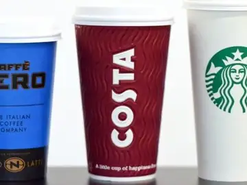 Caffe Nero, Costa Coffee y Starbucks Caffe Nero, Costa Coffee y Starbucks