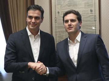 Pedro Sánchez y Albert Rivera