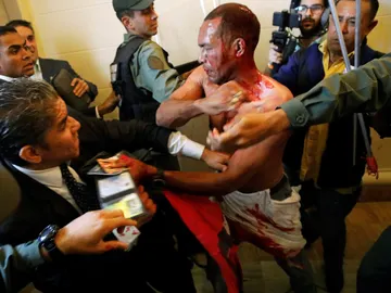 Disturbios en el Parlamento de Venezuela Disturbios en el Parlamento de Venezuela