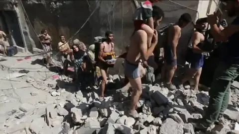 La difícil huida de Mosul La difícil huida de Mosul