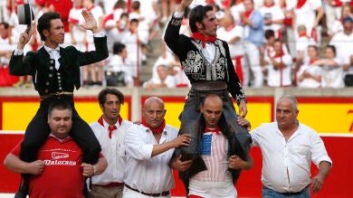 Armendáriz y Hernández triunfan en la de rejones, con Hermoso de vacío