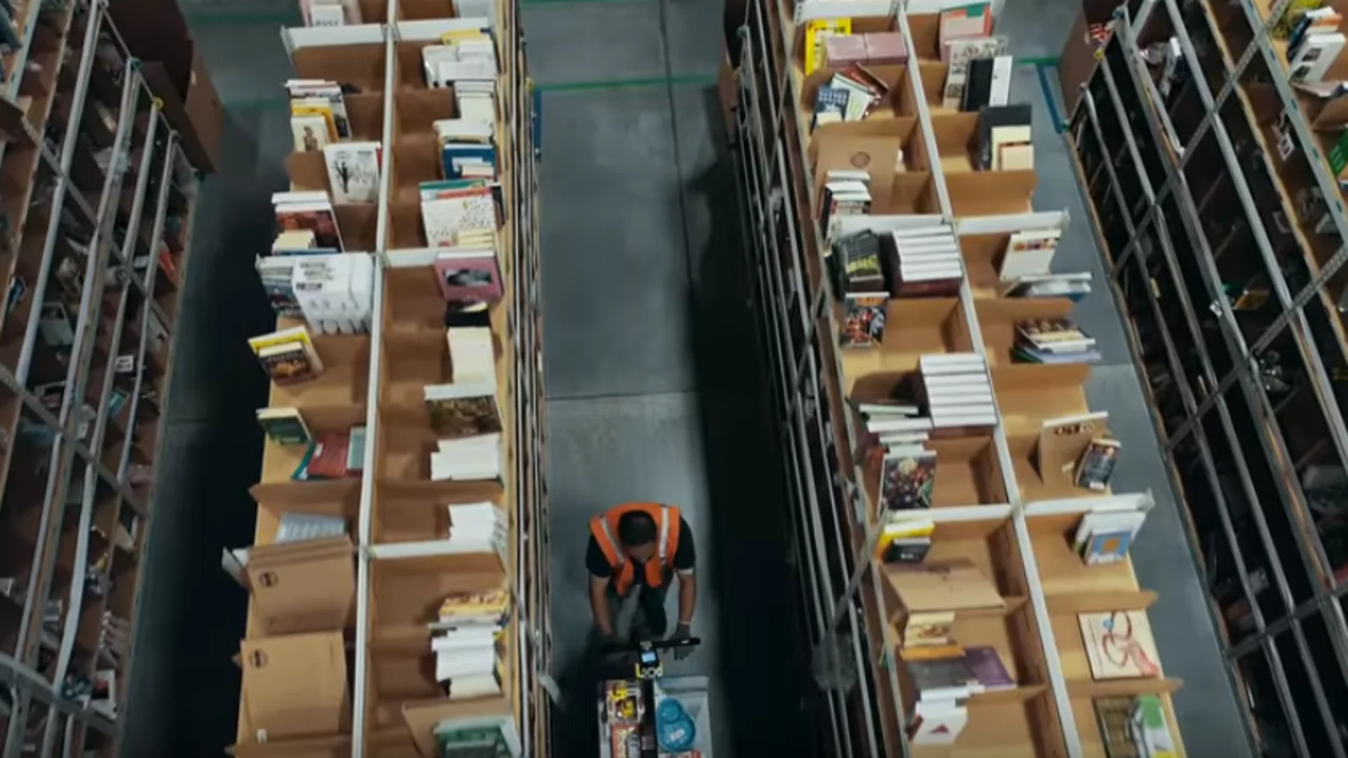 Un empleado de Amazon Un empleado de Amazon