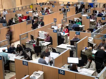 Vista de las instalaciones de la Delegación Especial de la Agencia Tributaria en Madrid Vista de las instalaciones de la Delegación Especial de la Agencia Tributaria en Madrid