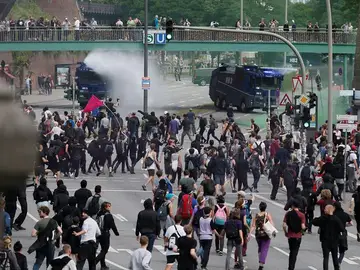 Protestas en Hamburgo contra la Cumbre del G-20 Protestas en Hamburgo contra la Cumbre del G-20