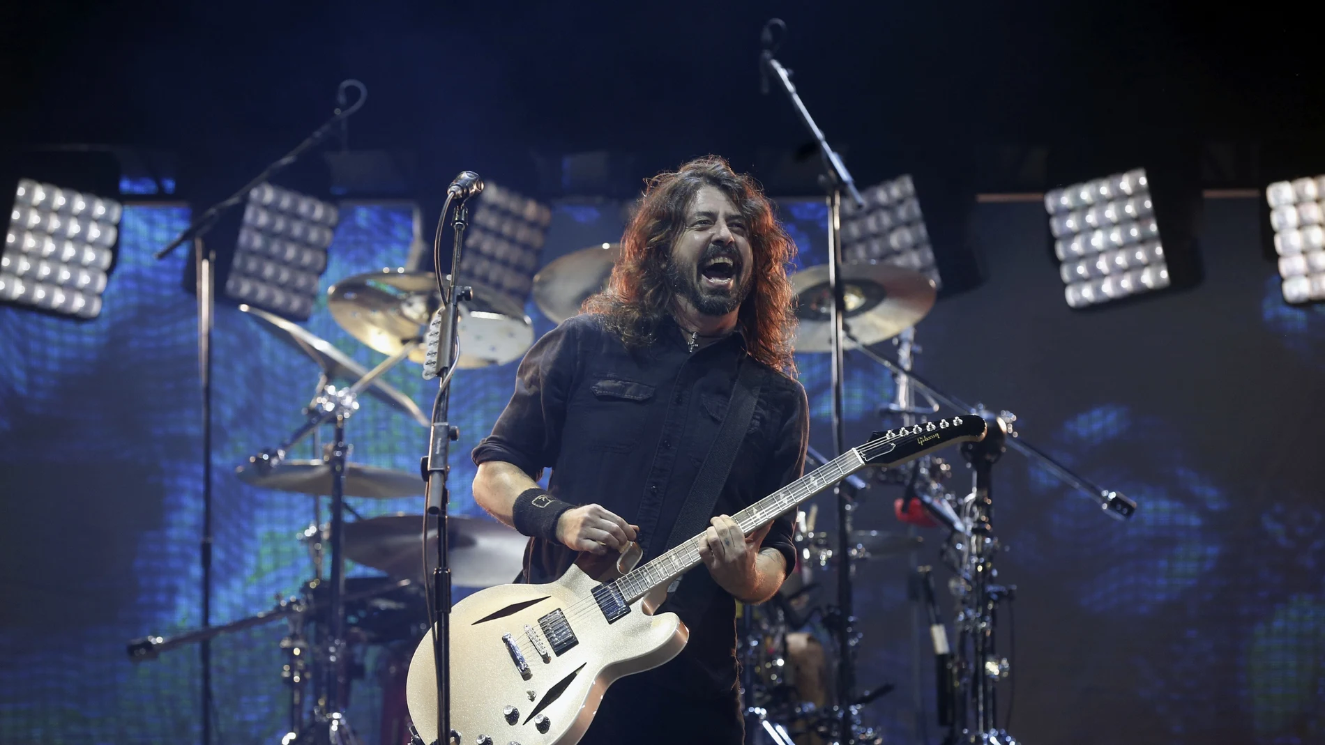 Dave Grohl, integrante del grupo estadounidense Foo Fighters Dave Grohl, integrante del grupo estadounidense Foo Fighters