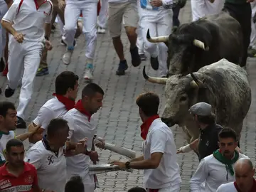 Primer encierro San Fermín 2017 Primer encierro San Fermín 2017