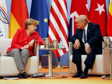 Trump y Merkel