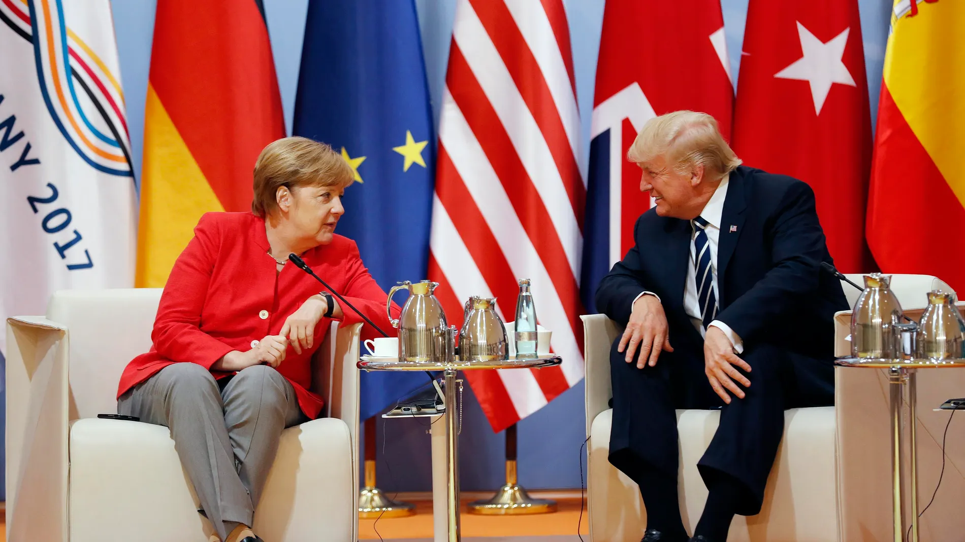 Trump y Merkel Trump y Merkel