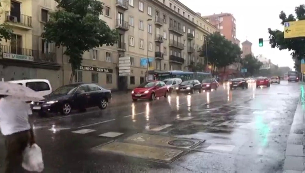 Las fuertes lluvias en Madrid provocan inundaciones por toda la ciudad 