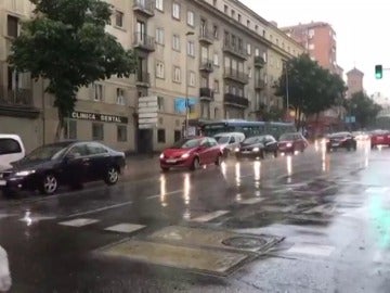 Las fuertes lluvias en Madrid provocan inundaciones por toda la ciudad 